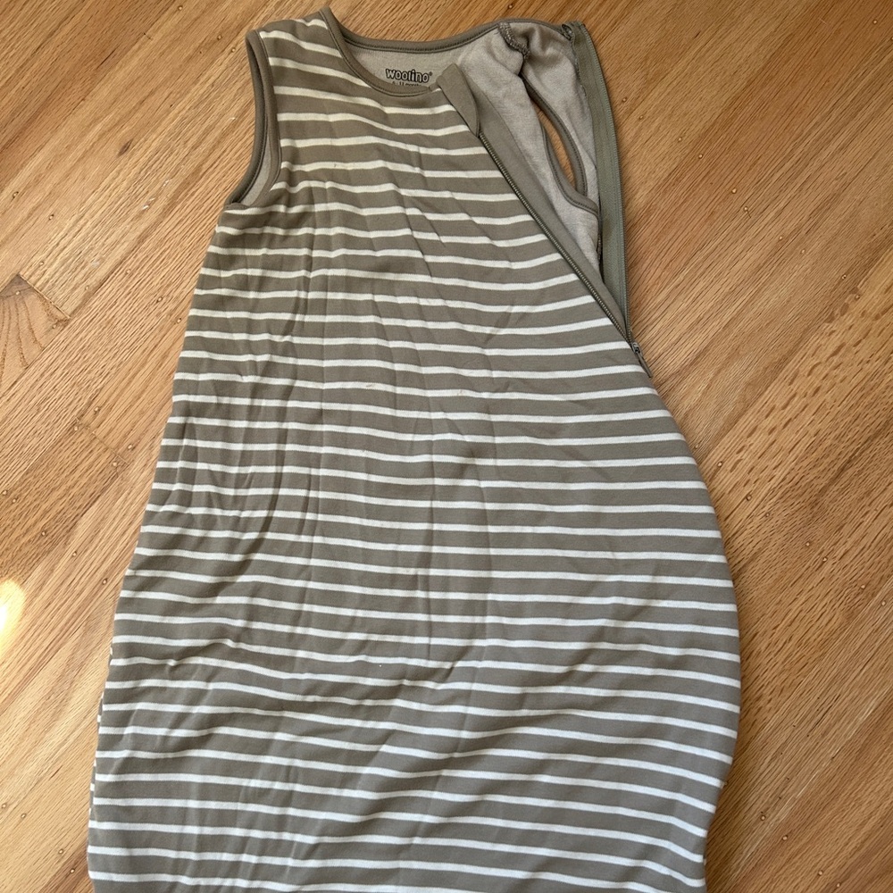Woolino Earth Grey Sleep Sack size 6-18 months